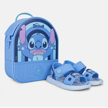 Imagem de Sandália Infantil Grendene Kids Disney Stitch com Mochila 23078