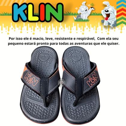 Imagem de Sandália Infantil Masculina klin Chinelo de dedo Anatômico Para Criança Line Play 476209