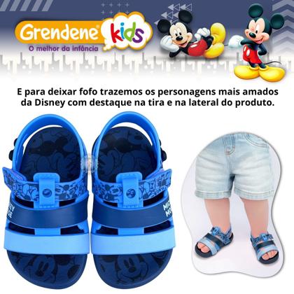 Imagem de Sandália Infantil Masculina Mickey Grendene Kids Disney Reaction Baby 23023