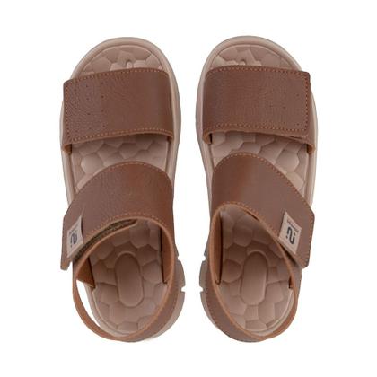 Imagem de Sandália Infantil Masculino Novopé Ambar Marrom - 8500