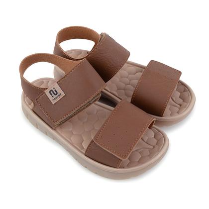 Imagem de Sandália Infantil Masculino Novopé Ambar Marrom - 8500