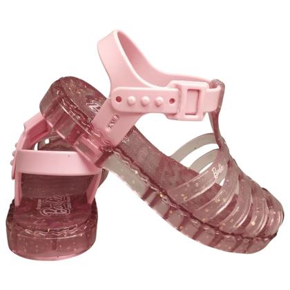 Imagem de Sandalia Infantil Menina Barbie Duo Glitter Borracha 22459
