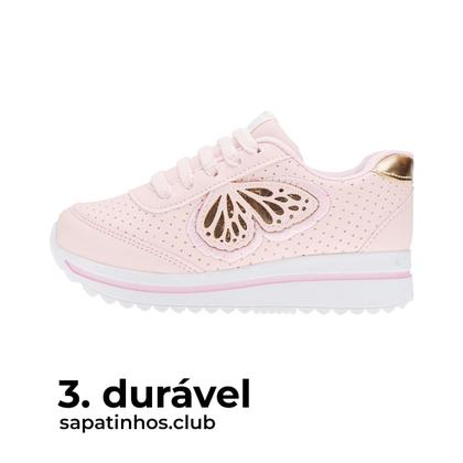 Imagem de Sandalia Infantil Menina e Tenis Escolar - KIT 2 PARES Tam 24 ao 34