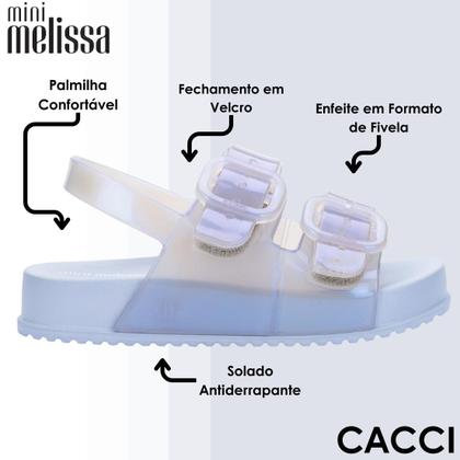 Imagem de Sandália Infantil Menina Moderna Cozy Sandal Mini Melissa