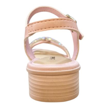 Imagem de Sandalia Infantil Menina Pink Cats Salto Fivela Tiras Casual Conforto Antiderrapante V5932 Rosa