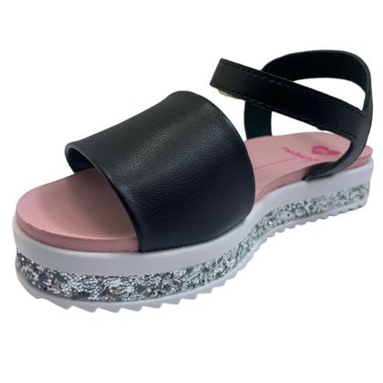 Imagem de Sandália Infantil Meninas Molekinha Plataforma Glitter 23051512