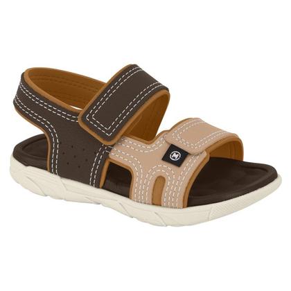 Imagem de Sandália Infantil Menino Bebê Confortavel Ajustável Molekinho