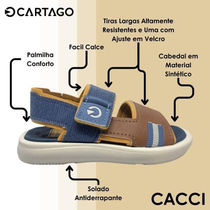 Imagem de Sandália Infantil Menino Casual V25 Mini II Cartago Kids
