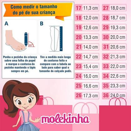 Imagem de Sandália Infantil Molekinha Metalizado