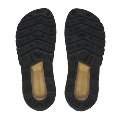 Imagem de Sandália kenner orak preto/dourado - djh-02