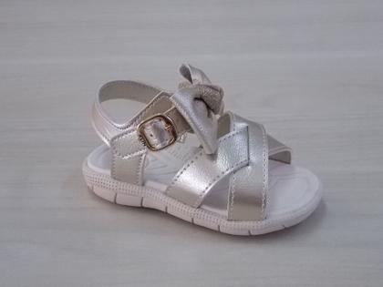 Imagem de Sandália Klin Tic Tac Casual Dourada Perolizada Cód: 292