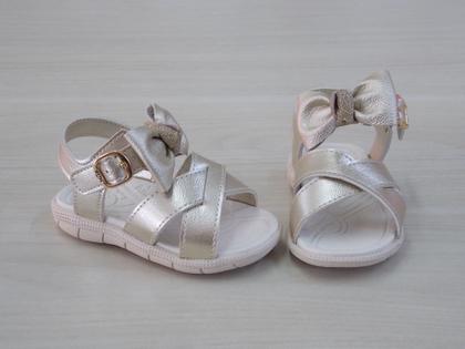 Imagem de Sandália Klin Tic Tac Casual Dourada Perolizada Cód: 292