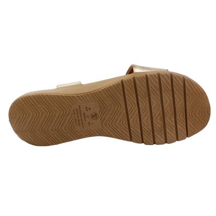 Imagem de Sandália Lia Line Comfort Dourada 