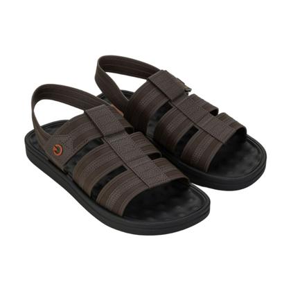 Imagem de Sandália Masculina Cartago Alabama Marrom e Preta - 12478