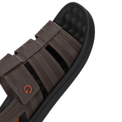 Imagem de Sandália Masculina Cartago Alabama Marrom e Preta - 12478