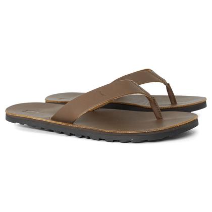 Imagem de Sandália Masculina Casual Reserva Go Noronha Deck Couro Durável Confortável