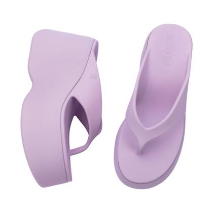Imagem de Sandália Melissa Free Thong Wedge Lilás