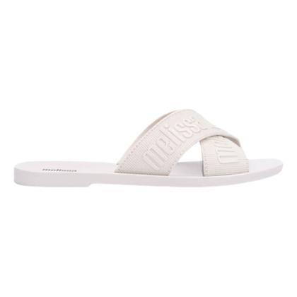 Sandália Melissa M Lover Slide Feminina Branco Imagem de Sandália Melissa M Lover Slide Feminina Branco