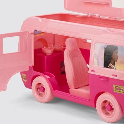 Imagem de Sandália Menina Grendene Kids Barbie Road Rosa Escuro 23071