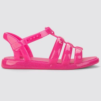 Imagem de Sandália Menina Grendene Kids Barbie Road Rosa Escuro 23071