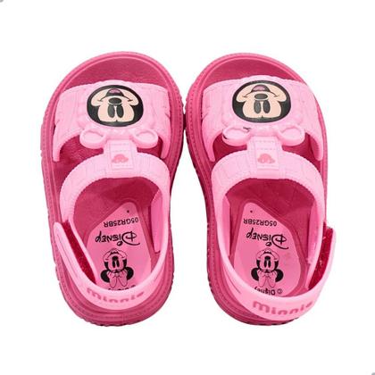 Imagem de Sandália Menina Grendene Kids Disney Com Bolsa Rosa 23224