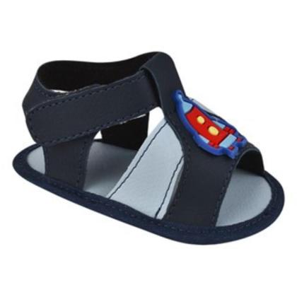 Imagem de Sandalia Menino Foguete Verao Bebe Legal Azul Marinho