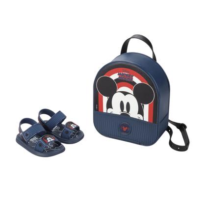 Imagem de Sandália Meninos Infantil Mickey Disney Mochila Azul Escuro