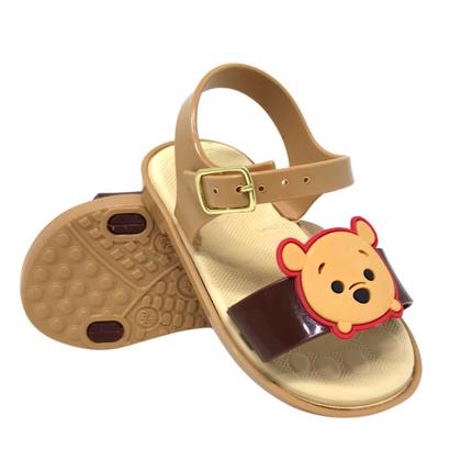 Imagem de Sandália MeninSandália Infantil Menino Urso Antiderrapante Leve Confortável E Macia Papete Escola