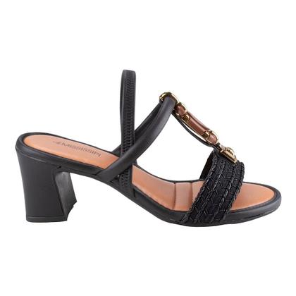 Imagem de Sandália Missisisipi Salto Bloco MF921 Preto
