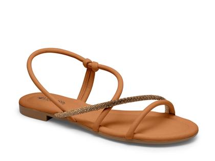 Imagem de Sandália Mississipi Rasteira Com Tira De Strass MC013