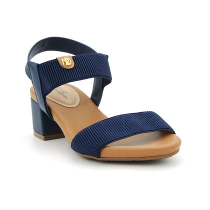 Imagem de Sandalia Modare 7187.100 Salto Alto Leve Elastico Casual Feminino