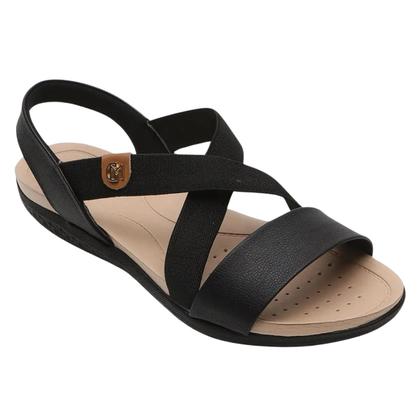 Imagem de Sandália Modare Comfort Casual Elásticos Feminina Preta