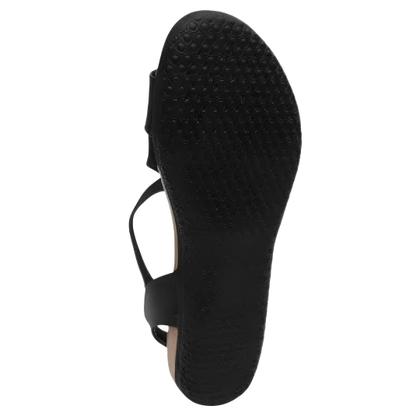 Imagem de Sandália Modare Comfort Casual Elásticos Feminina Preta