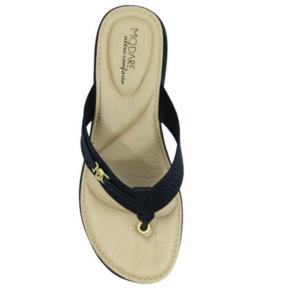 Imagem de Sandália Modare Feminina Casual com Enfeite Dourado