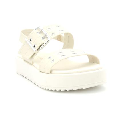 Imagem de Sandalia Moleca 5489.116 Fivela Plataforma Papete Feminino