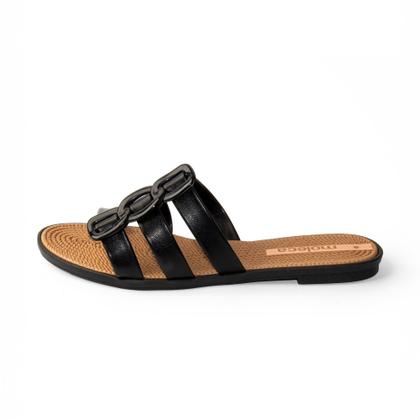 Imagem de Sandália Moleca Feminina Rasteira Chinelo Casual 5297-566