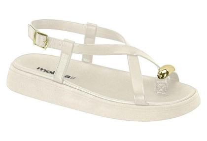Imagem de Sandália Moleca Flat Confort com Detalhe Dourado 5499107