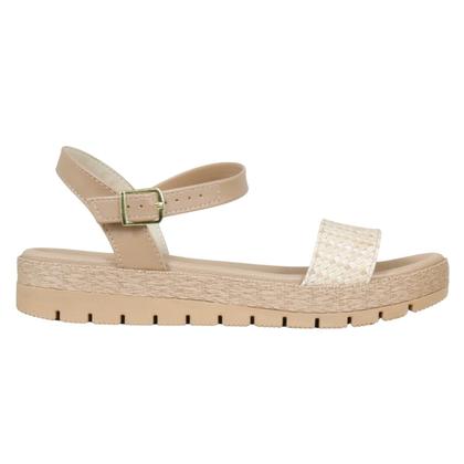 Imagem de Sandália Moleca Flatform Feminina Casual Textura 5539.100