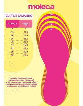 Imagem de Sandalia Moleca Slide Feminina Original Conforto Chinelo Casual