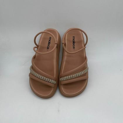 Imagem de Sandália Moleca Traseira Elástico Strass