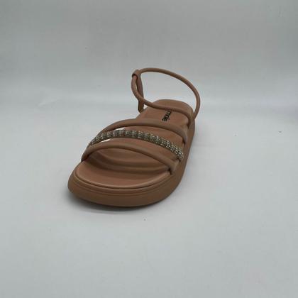 Imagem de Sandália Moleca Traseira Elástico Strass