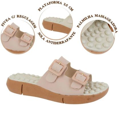 Imagem de Sandalia Ortopedica Feminina Esporao Conforto Macia