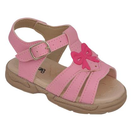 Imagem de Sandália Ortopédica Infantil Menina Laço Rosa