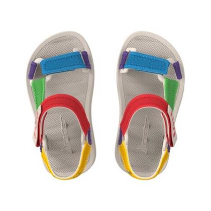 Imagem de Sandália Papete Infantil Baby Freestyle II Bege Multi Rider 12348-BL130