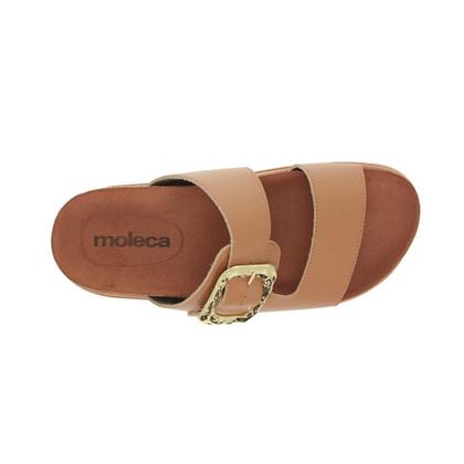 Imagem de Sandalia Papete Tamanco Feminino Moleca Sola Alta Tira Fivela Moda Ref: 5513.103
