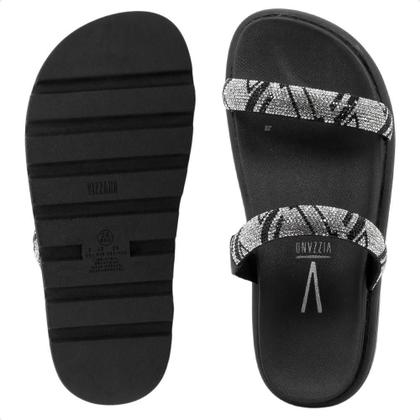 Imagem de Sandália Papete Vizzano Pronta Strass Feminina