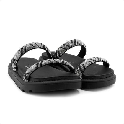 Imagem de Sandália Papete Vizzano Pronta Strass Feminina