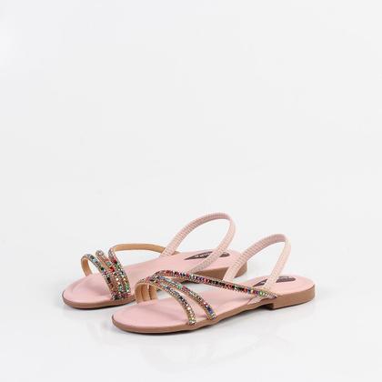 Imagem de Sandália Pé Com Pé Rasteira 37209 Nude