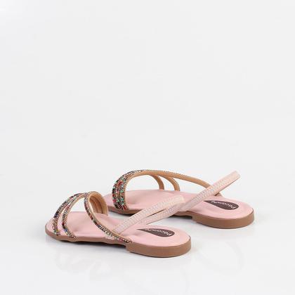 Imagem de Sandália Pé Com Pé Rasteira 37209 Nude