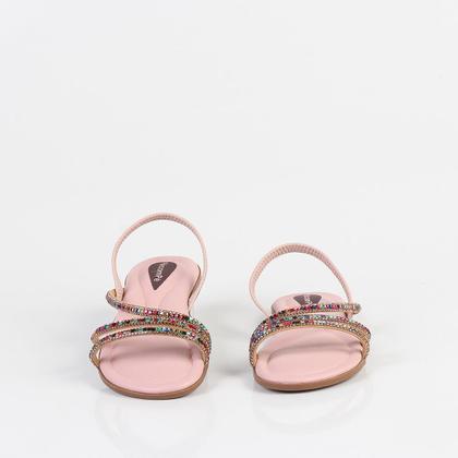 Imagem de Sandália Pé Com Pé Rasteira 37209 Nude